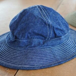 Orslow US NAVY HAT (DENIM) front view