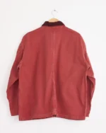 Orslow Relax Fit Oxford Coverall Red back view