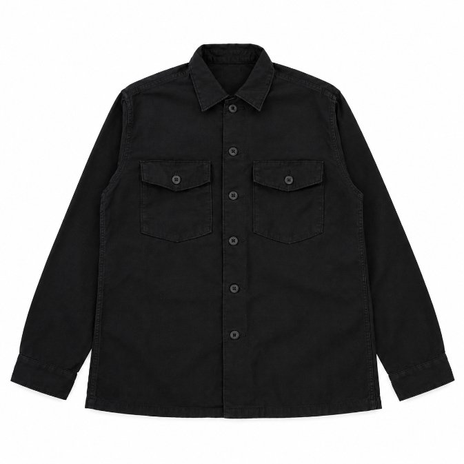 orslow black fatigue shirt orslow black fatigue shirt