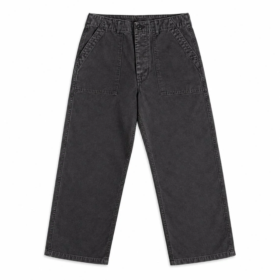 Orslow fatigue pants black stone